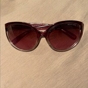 Michael Kors Pink Cat-Eye Sunglasses with Gradient Frame